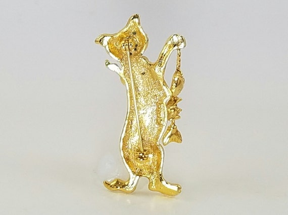 Cat Pin//AJC//American Jewelry Chain//Matt Finish… - image 4