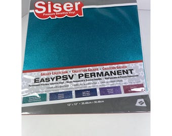 Siser EasyPSV Galaxy Vinyl Pack Permanent Adhesive 12x12 Sheets