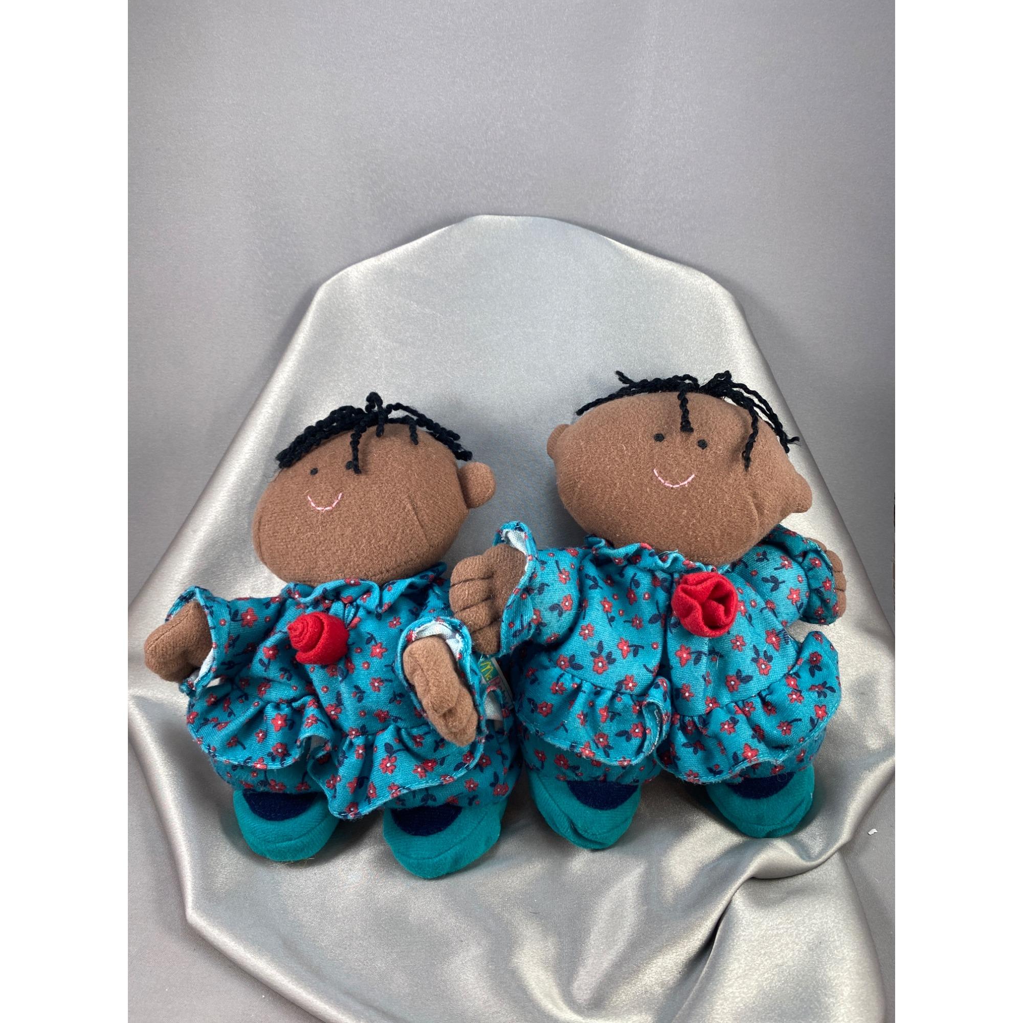 Mcdonalds Mcbaby Dolls (2) Vintage 1996 African American Plush