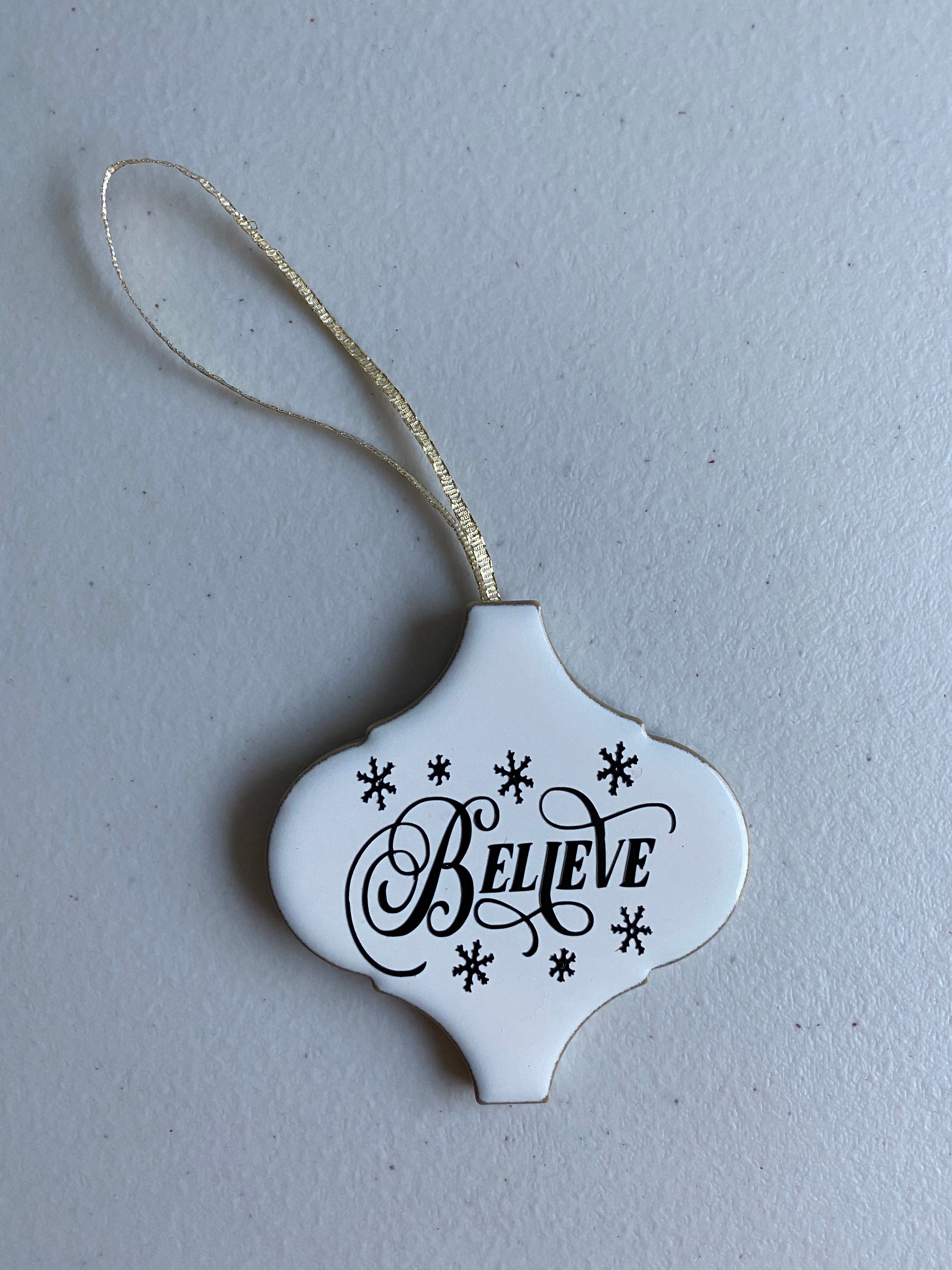 Ceramic Tile Christmas Ornaments Etsy