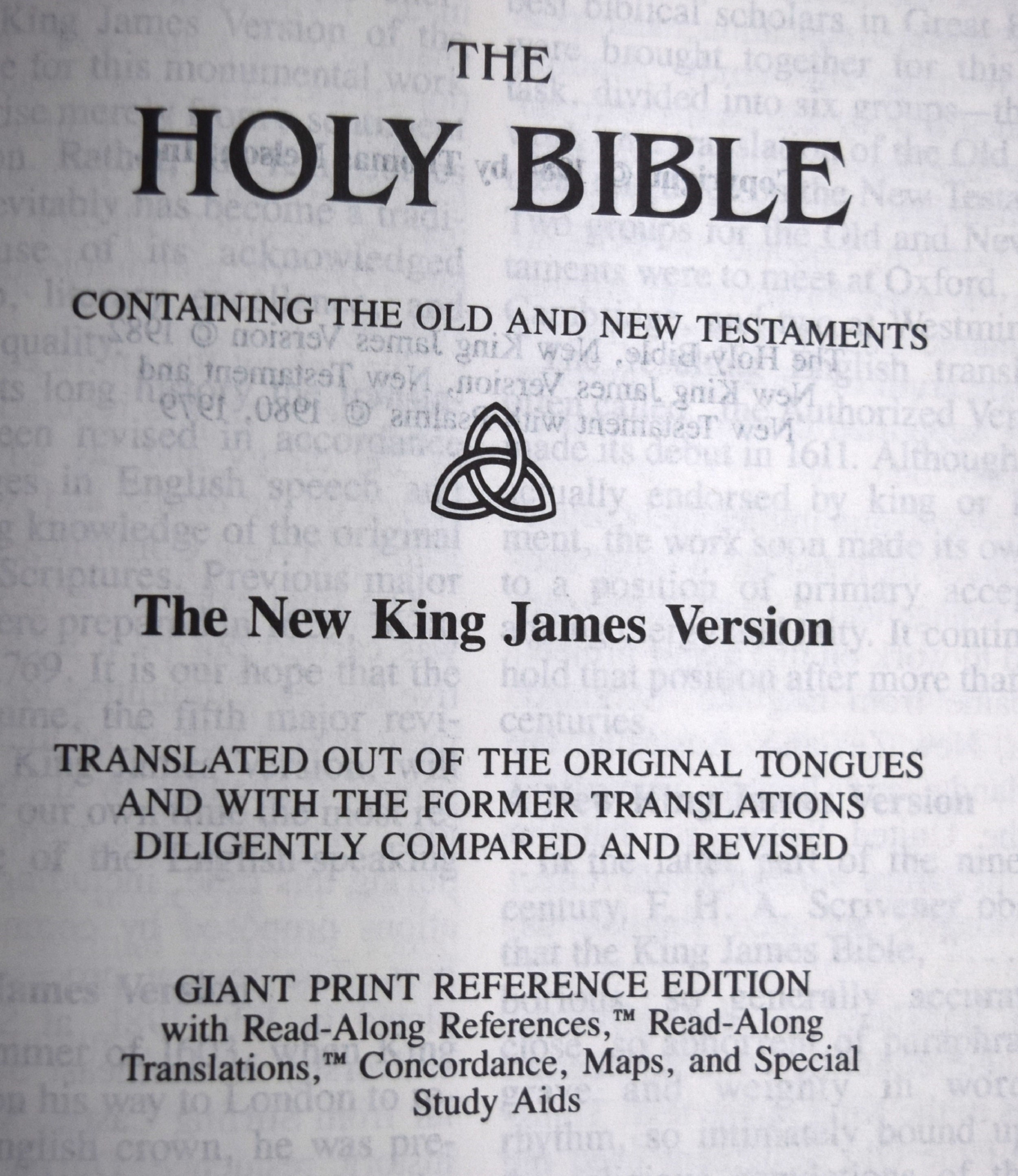 Holy Bible Vintage Giant Print Bible King James Red Letter Edition ...