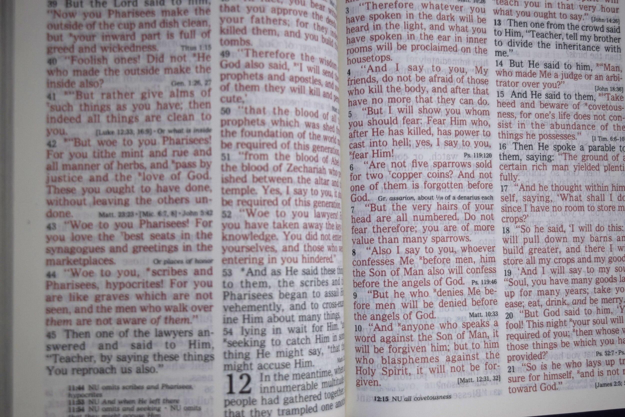 Holy Bible Vintage Giant Print Bible King James Red Letter Edition ...