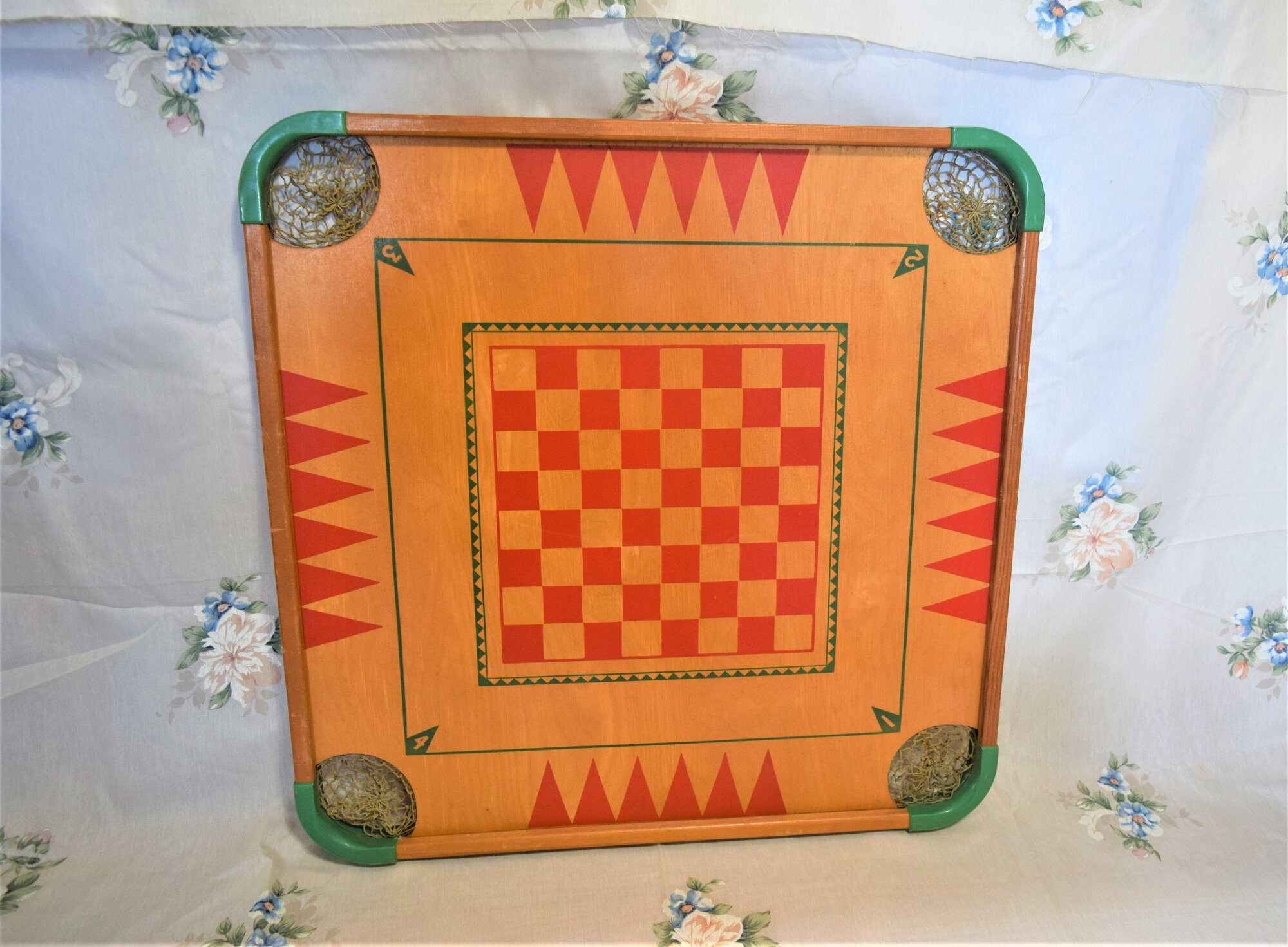 Vintage Carrom Board - Etsy
