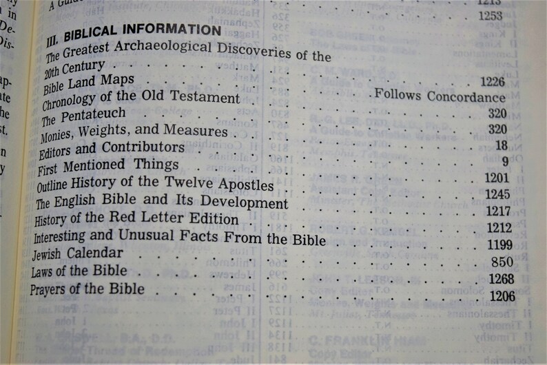 Vintage Holy Bible KJV King James Red Letter Edition the Open - Etsy