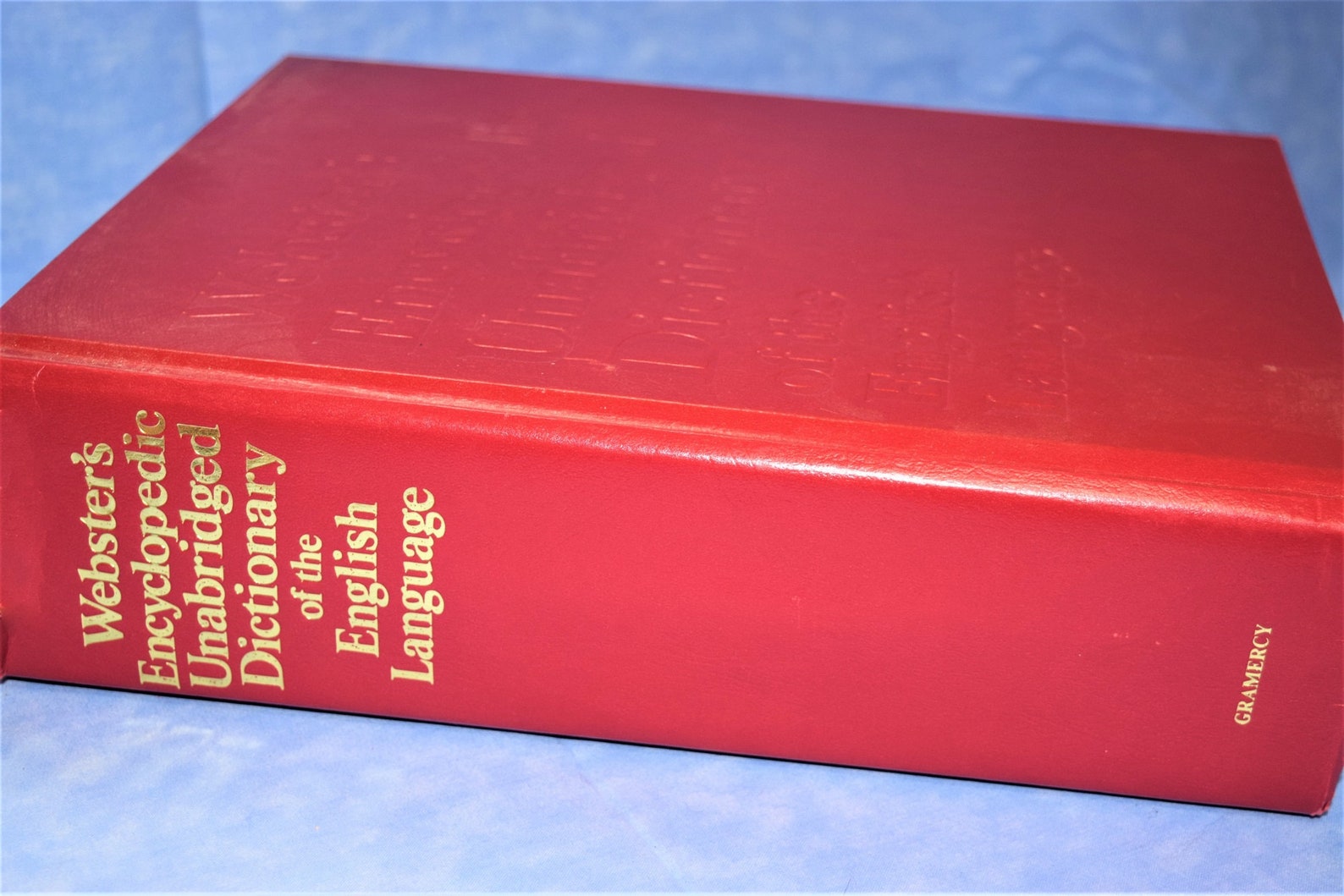 Large Red Retro Webster Dictionary Unabridged Dictionary of Etsy