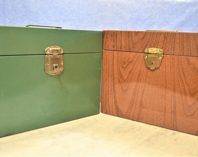 MCM Metal File Box Portable Office File Storage Etsy