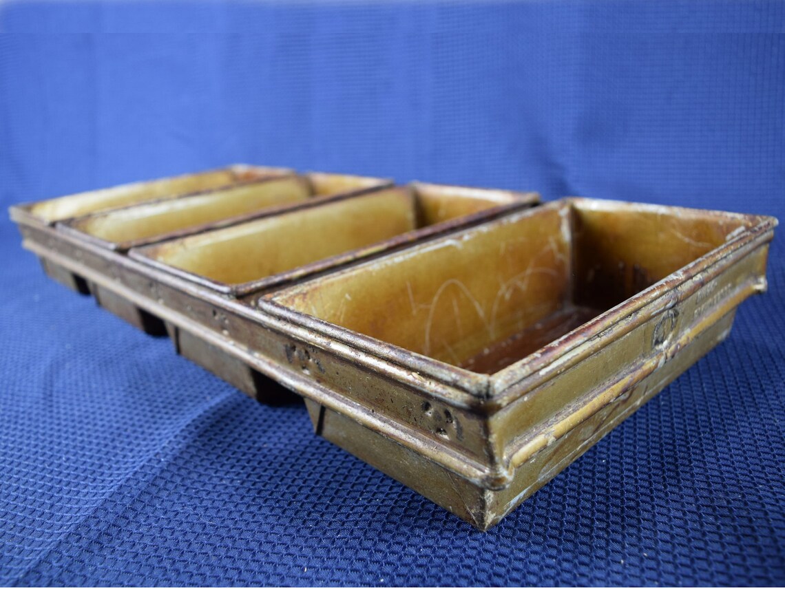 Vintage Industrial Bread Pan Commercial Bakery Loaf Pan Etsy