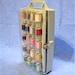 Vintage Compact Spool Caddy Folding Compartments Carrying Thread Case ...