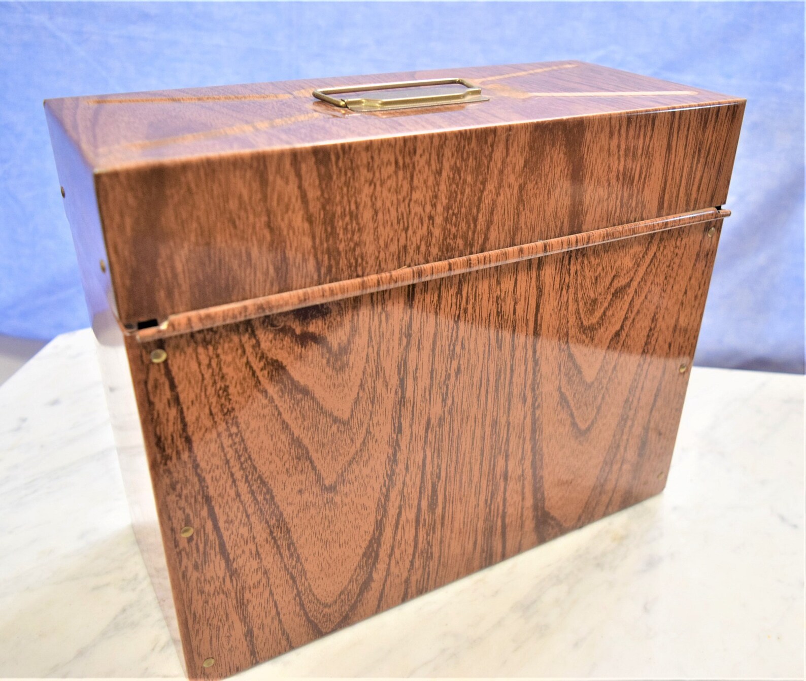 MCM Metal File Box Portable Office File Storage Etsy