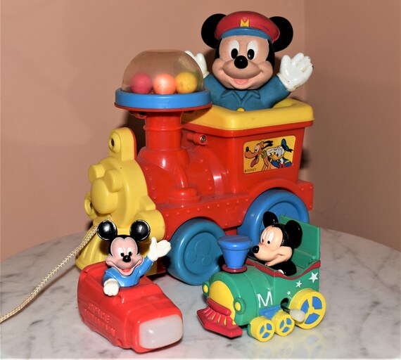 mickey mouse train toy