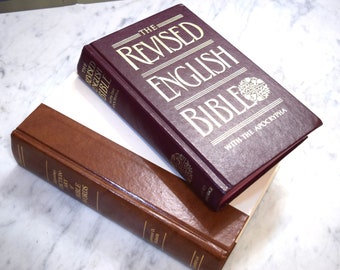 Vintage Revised English Bible or Expository Dictionary of Bible Words Holy Bible Study Reference Book with The Apocrypha