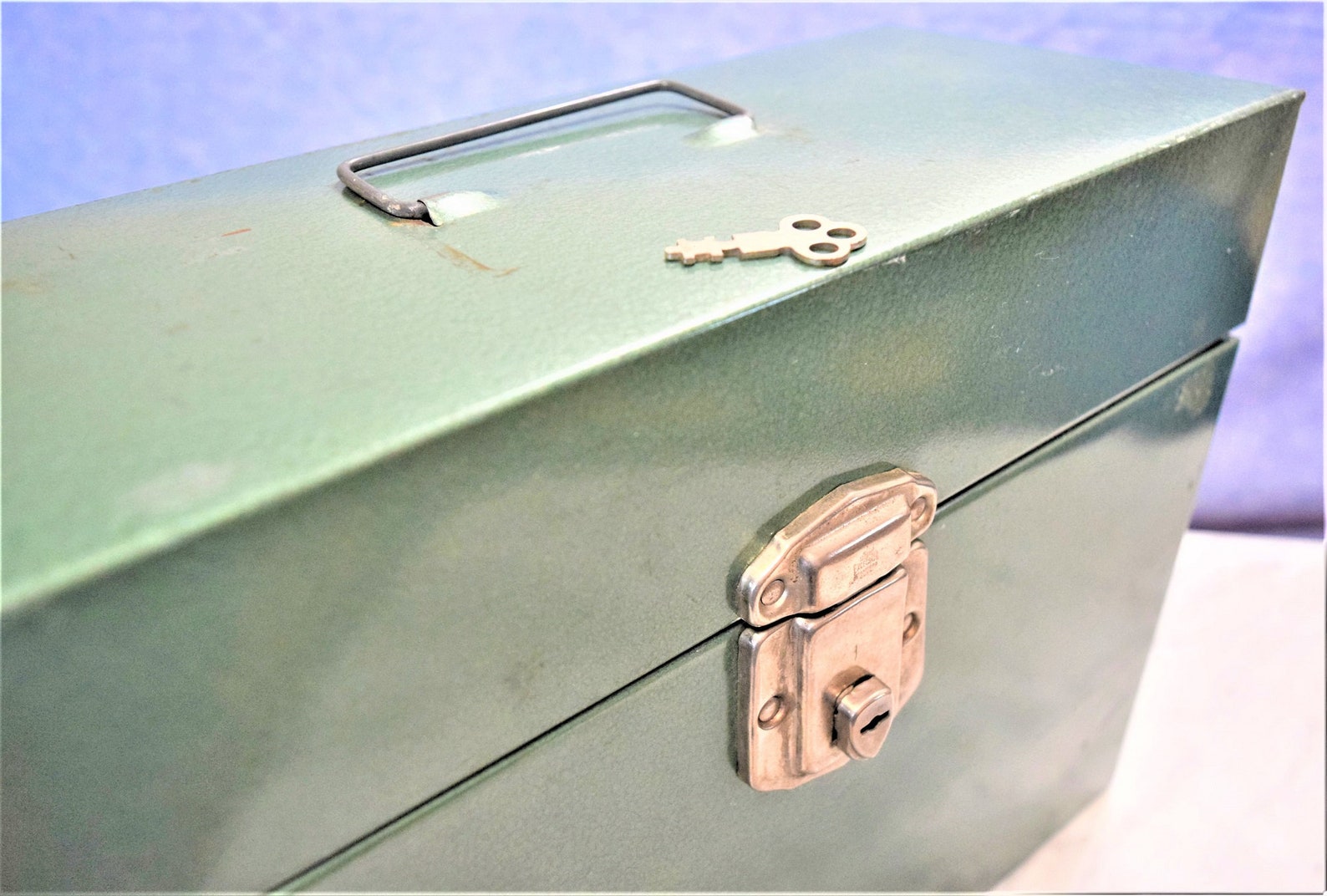 MCM Metal File Box Portable Office File Storage Etsy