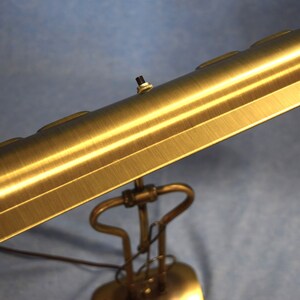 Vintage Piano Lamp Adjustable Antique Brushed Gold Metal Sheet Music Light Table Lighting Home Decor Bild 9