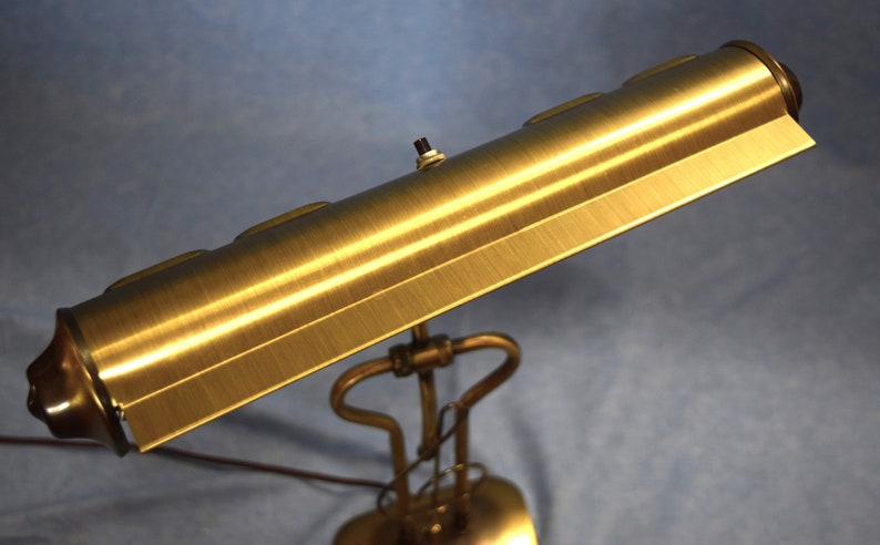 Vintage Piano Lamp Adjustable Antique Brushed Gold Metal Sheet Music Light Table Lighting Home Decor Bild 9