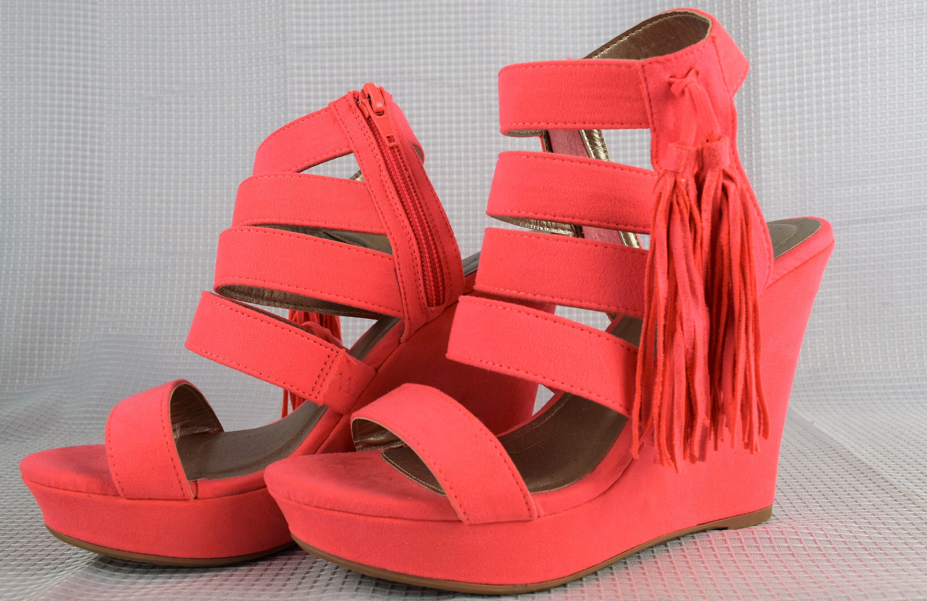 Chaussures à Talons Compensés Qupid Marron - Pointure 8.5 US, Occasion Très Bon état