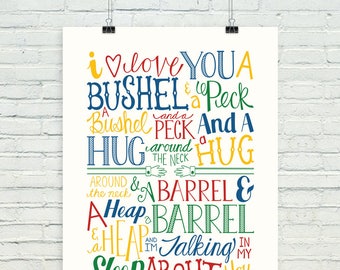 A bushel and a peck ("primary colors" version)