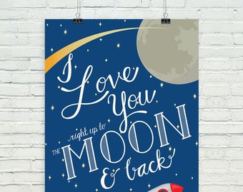 I love you right up to the moon and back