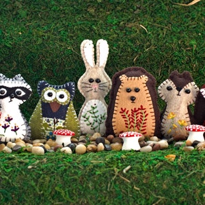 Felt Woodland Creature Patterns