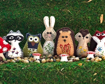 Felt Woodland Creature Patterns