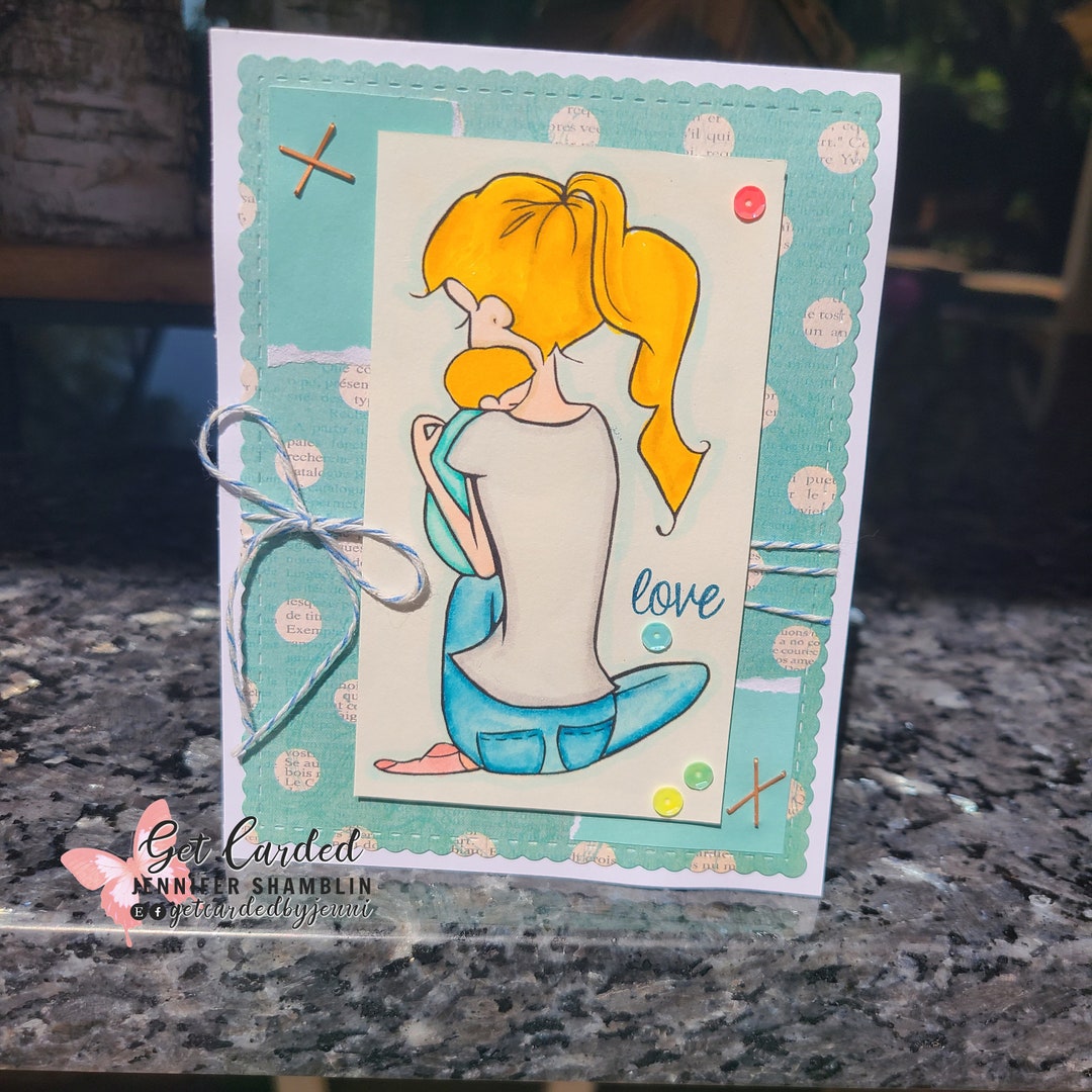 Handmade Baby Card, Handmade Baby Shower Card, Handmade Mother's Day