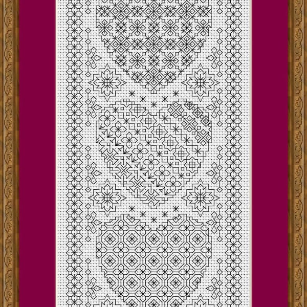 Blackwork Embroidery - Etsy