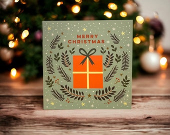 Paquete de tarjetas de regalo de Navidad de lujo, paquete de tarjetas de Navidad, tarjetas de Navidad