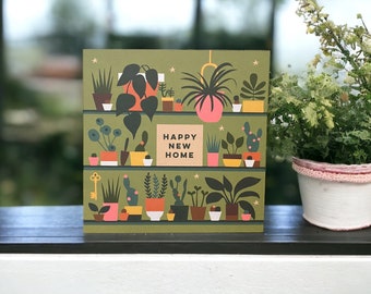 Plant Lover New Home Card | Housewarming Greetings