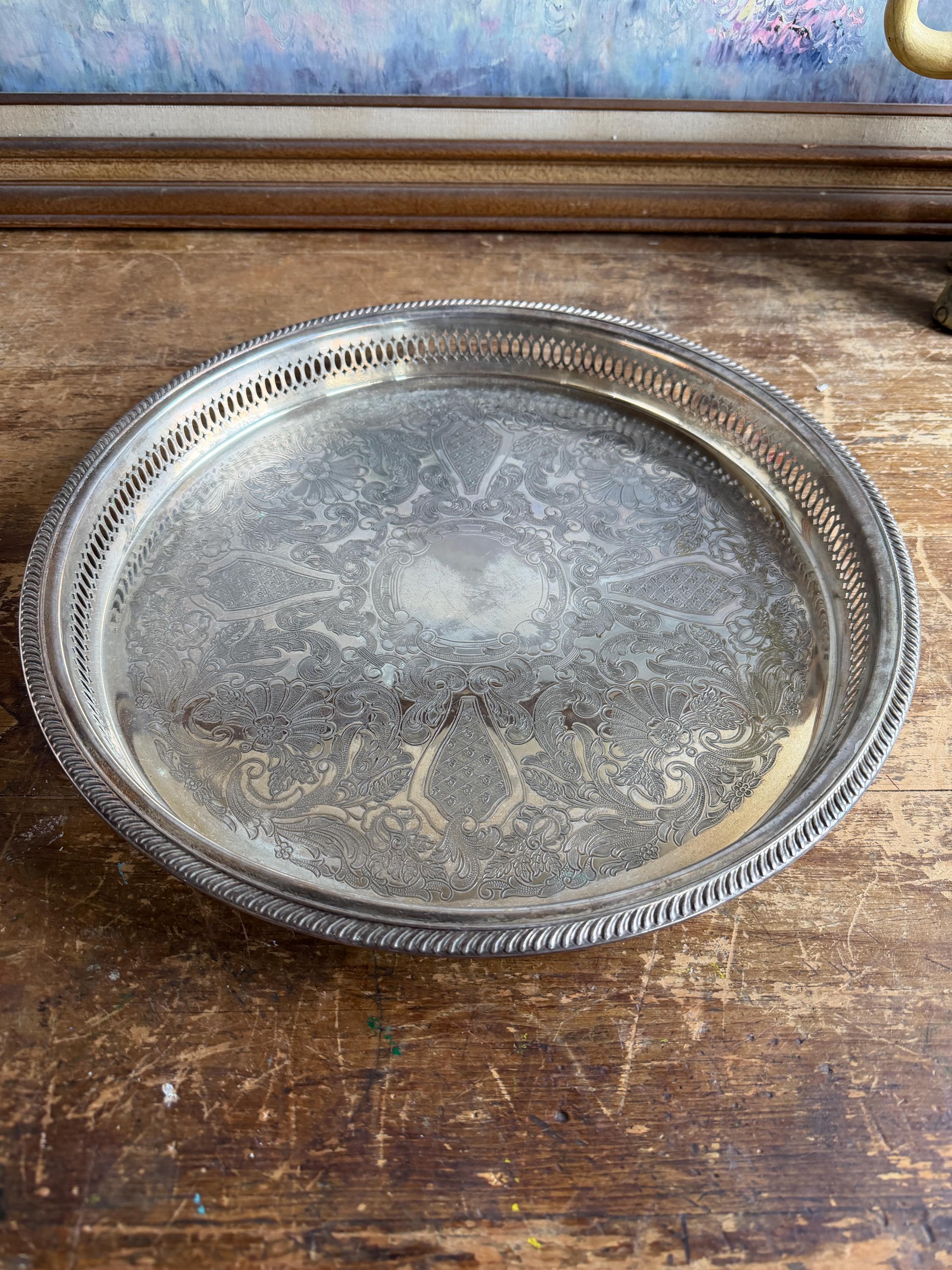 Leonard Silver Tray - Etsy
