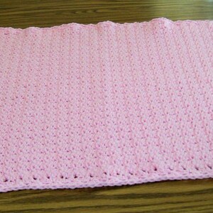 Lap Blanket, Baby Blanket,  Warm Blanket, Handmade, Small, Crochet Blanket, Pink Blanket, Throw Blanket,