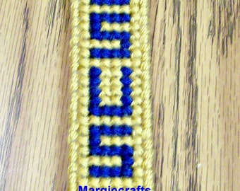 Jesus Bookmark, Stocking Stuffer, Gift, Handmade, Plastic Canvas