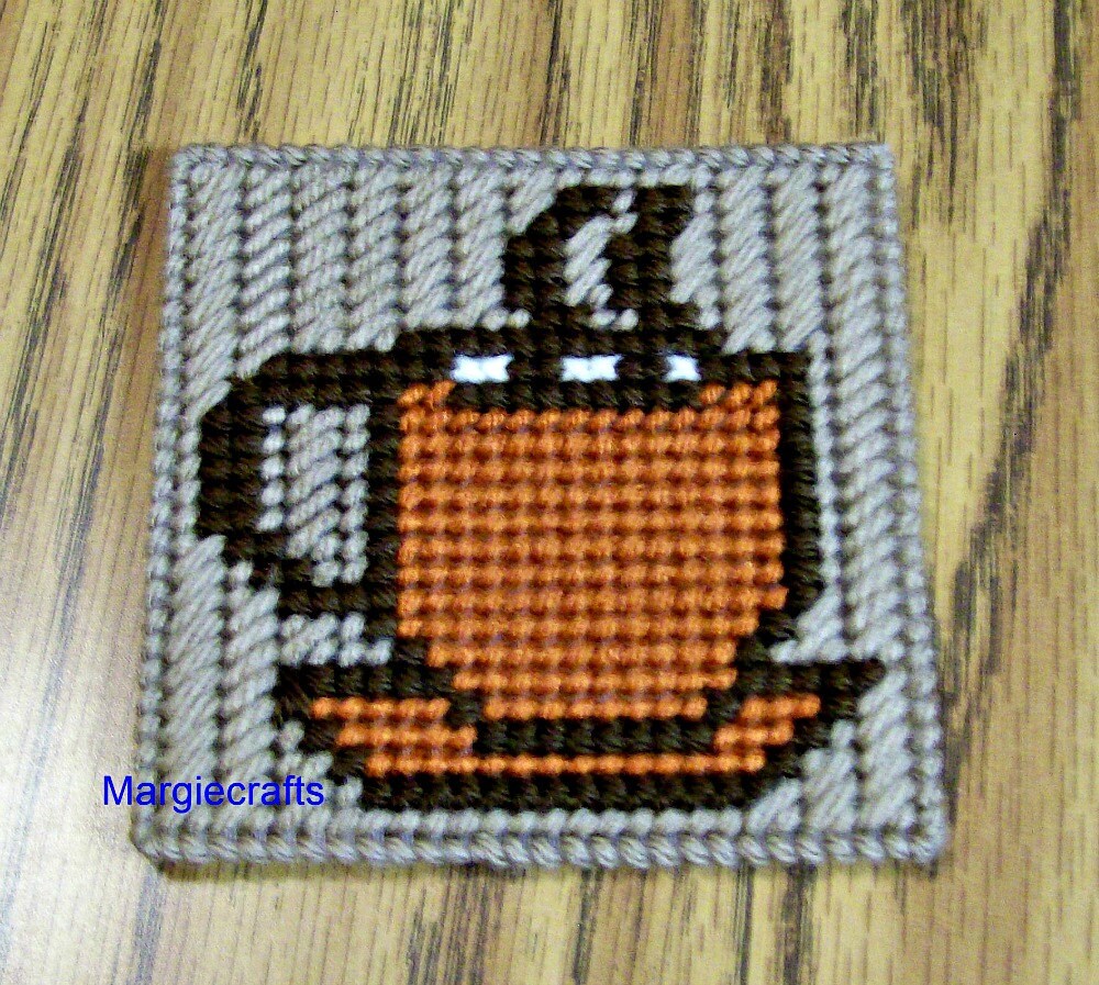 Coffee Cup Coasters, Handmade Drink Coasters, Glass Coasters, Table