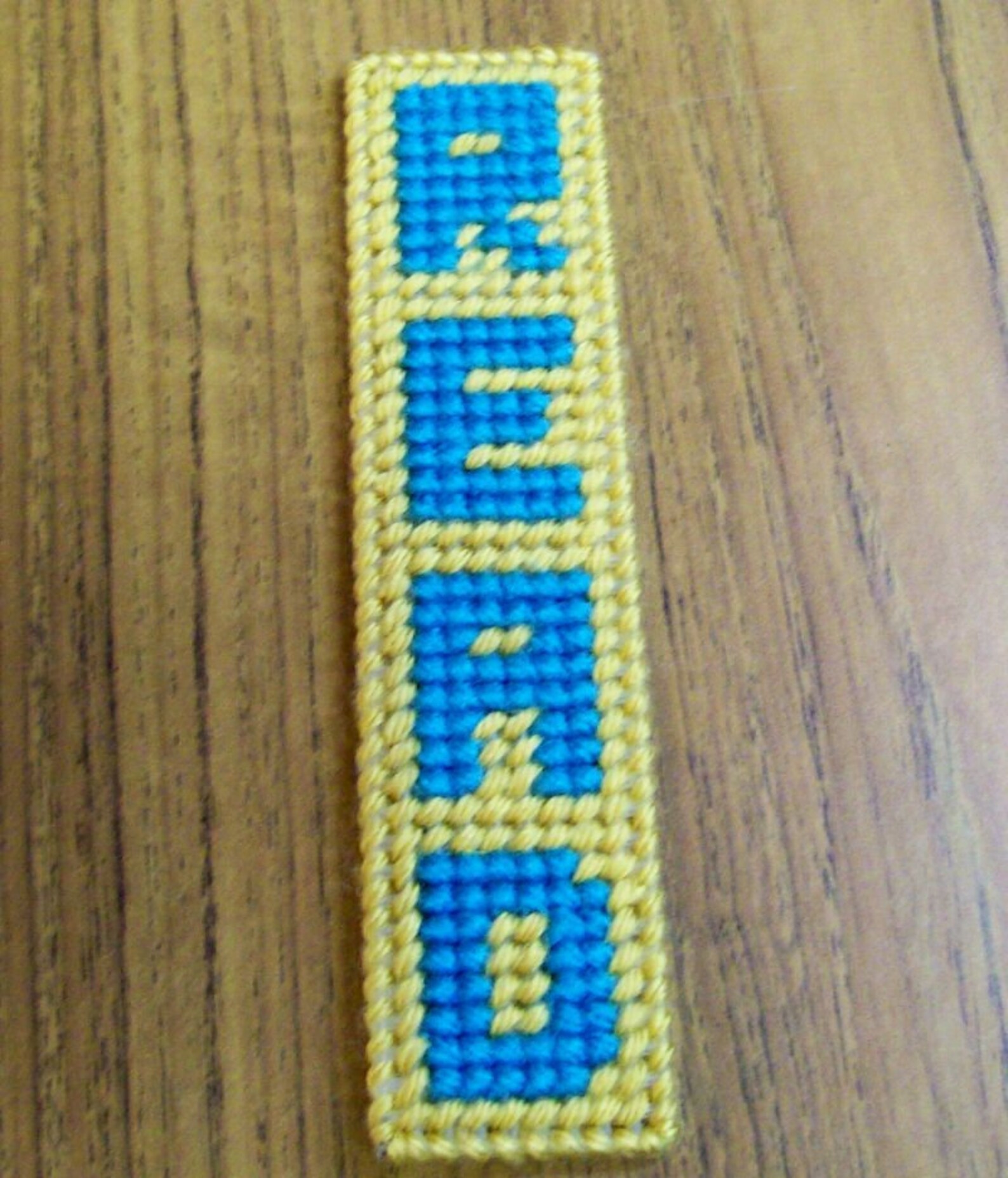 Read Bookmark Plastic Canvas Bookmark Handmade Stocking Etsy