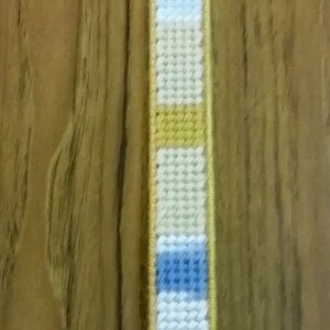 Bookmark, Handmade, Stocking Stuffer, Gift, Plastic Canvas Long Bookmark,