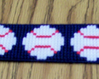 Bookmark Pattern, Baseball Bookmark, Handmade, Needle Craft, Cross Stitch, Teacher Gift, Student Gift, Stocking Stuffer, Plastic Canvas