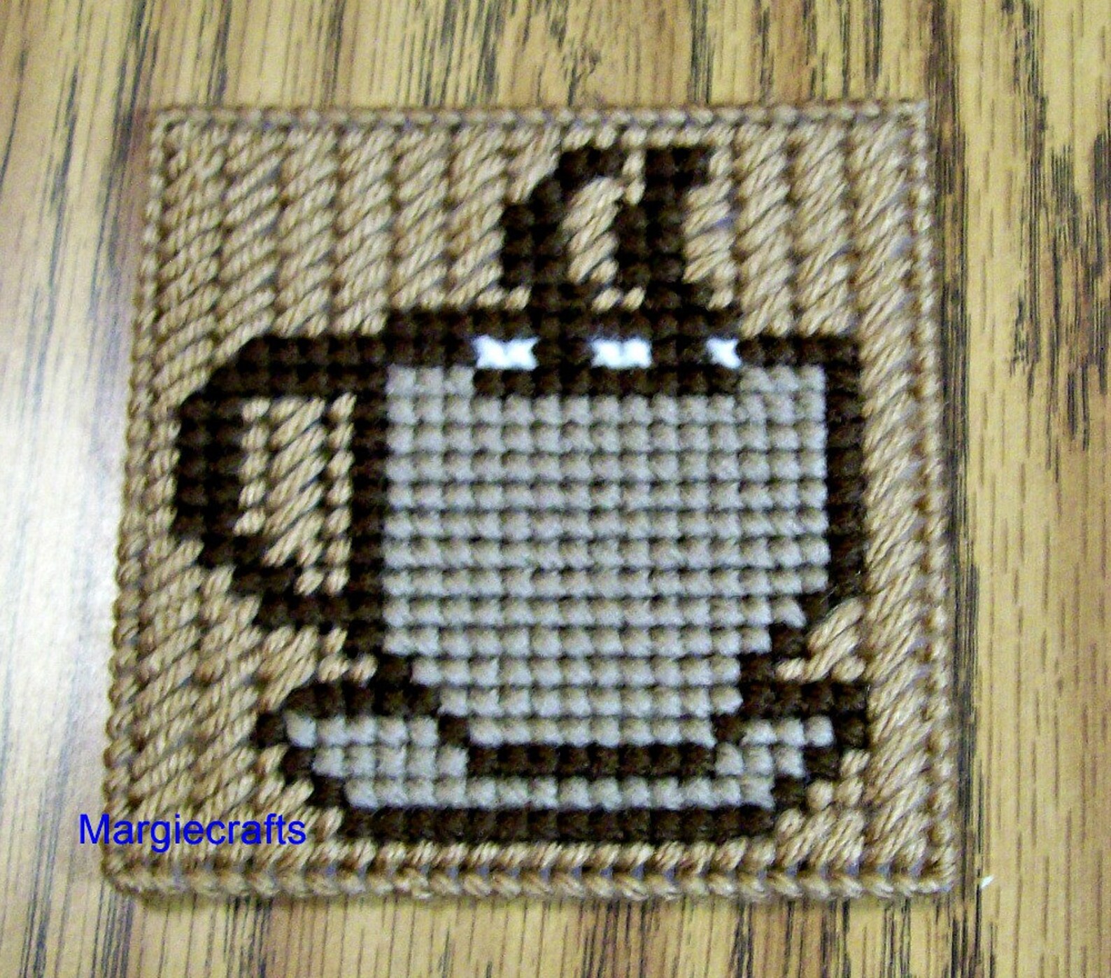 Coffee Cup Coasters, Handmade Drink Coasters, Glass Coasters, Table