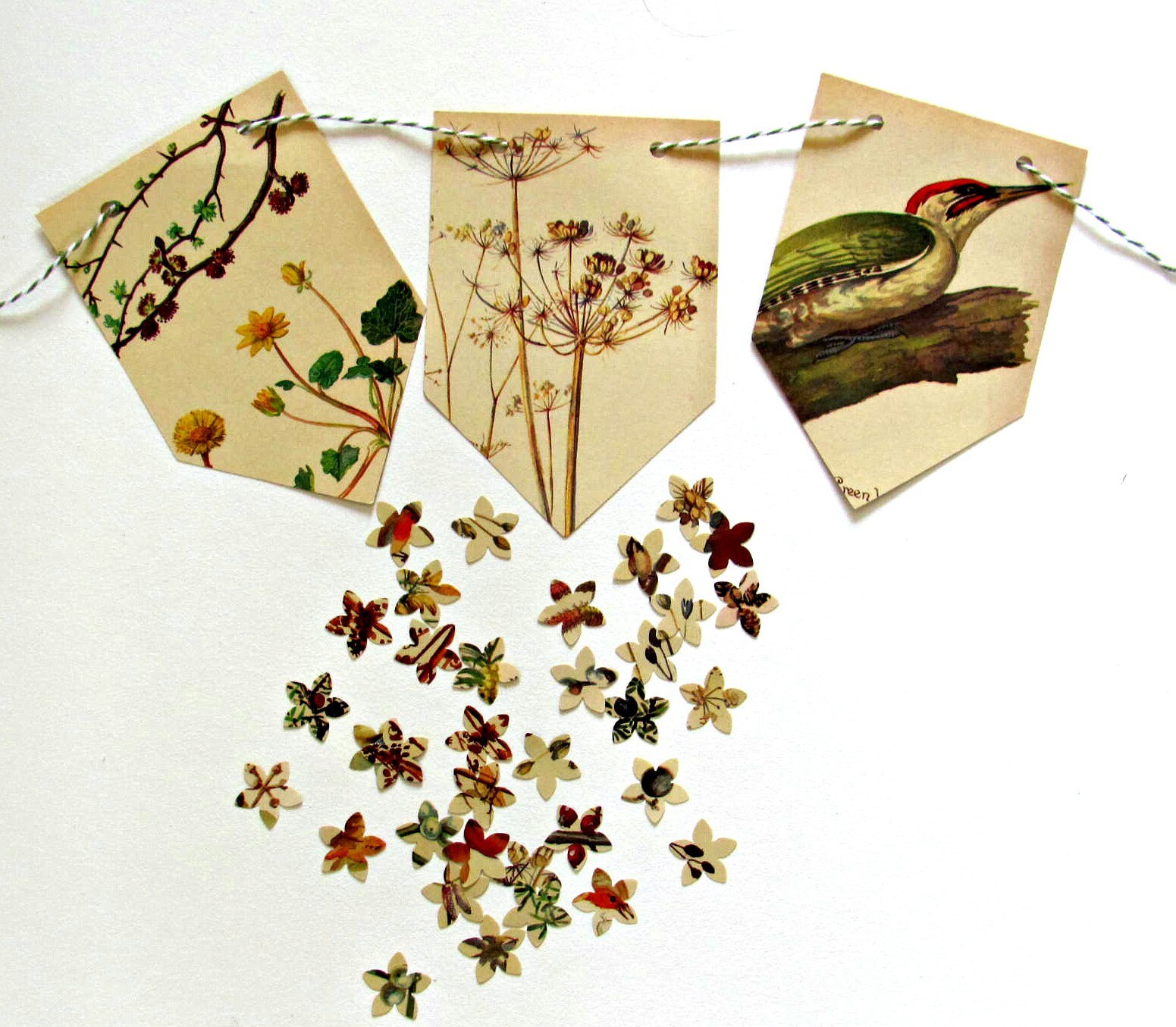 Winter garland Seasonal garland Winter decor Floral Etsy