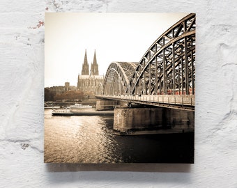 Köln auf Holz -Dombrücke