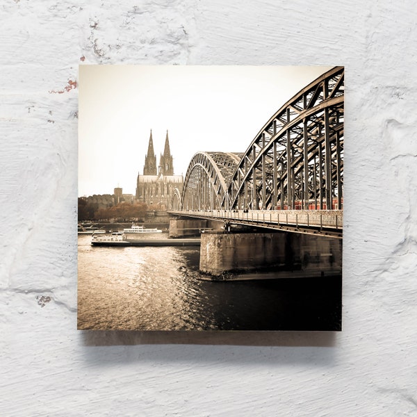 Köln auf Holz -Dombrücke