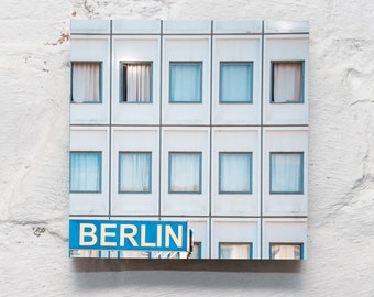 Berlin on wood - Berlin 2 10 x 10 cm