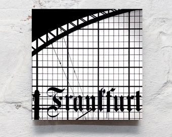 Frankfurt on wood - Frankfurt 10 x 10 cm