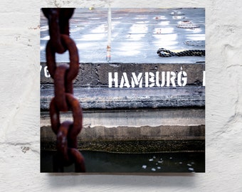 Hamburg on wooden Hamburg chain