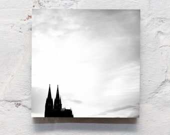 Cologne on wood - cathedral small