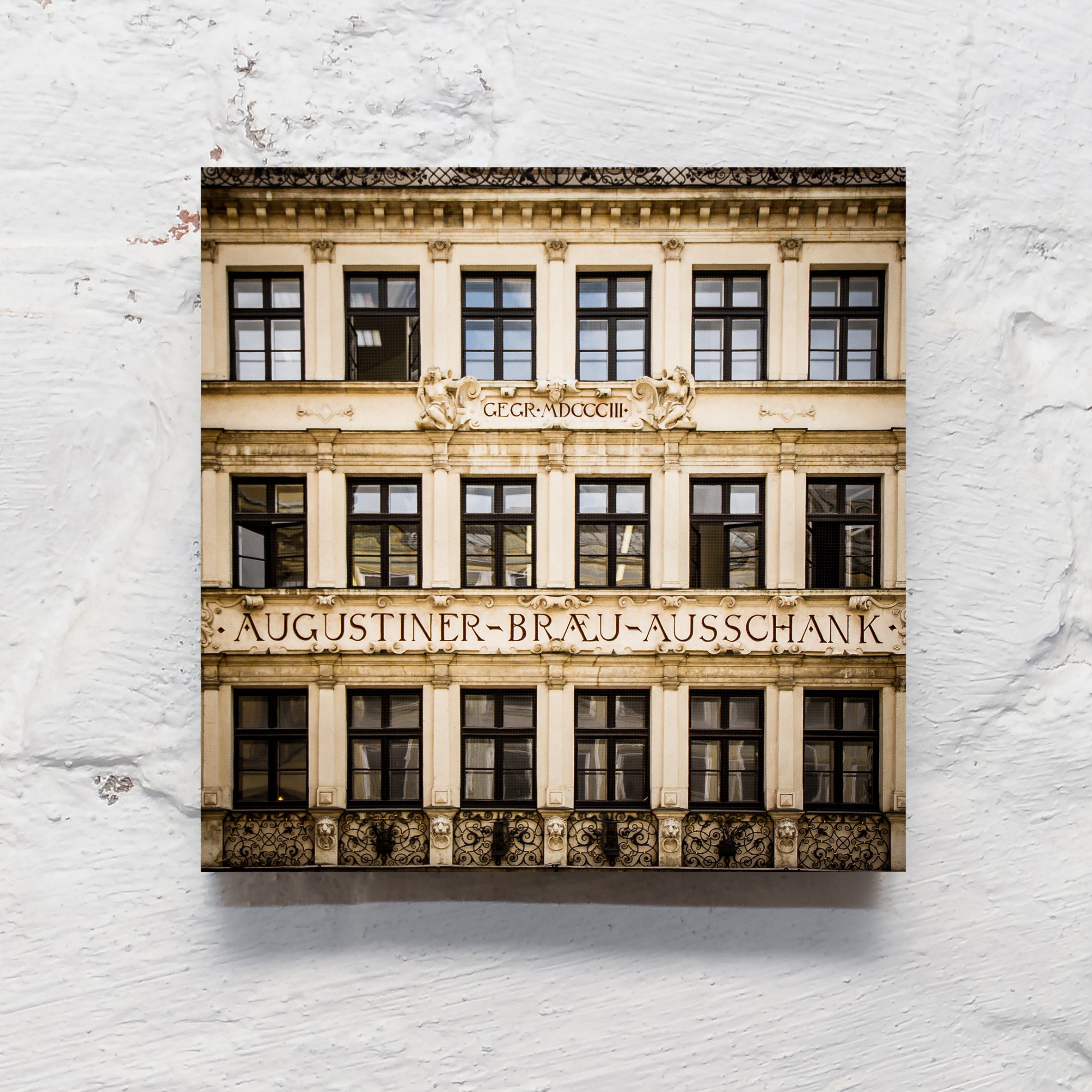 Munich On Holz Augustiner Brau Ausschank Etsy Munich On Holz Augustiner Brau Ausschank Etsy