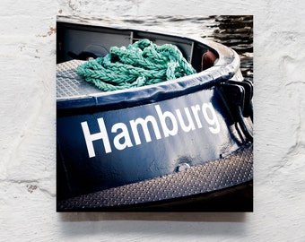 Hamburgo sobre madera - Hamburgo