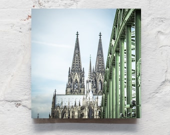 Cologne on wood - bridge tip