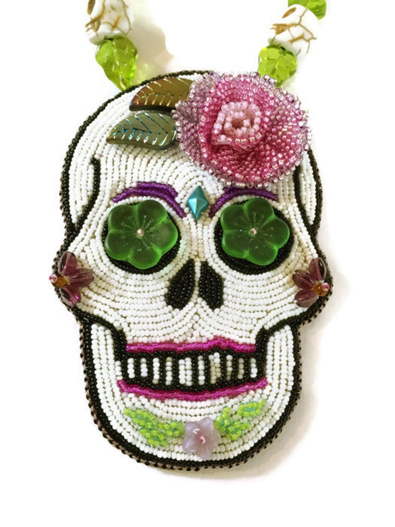 La Catrina Skull Embroidery