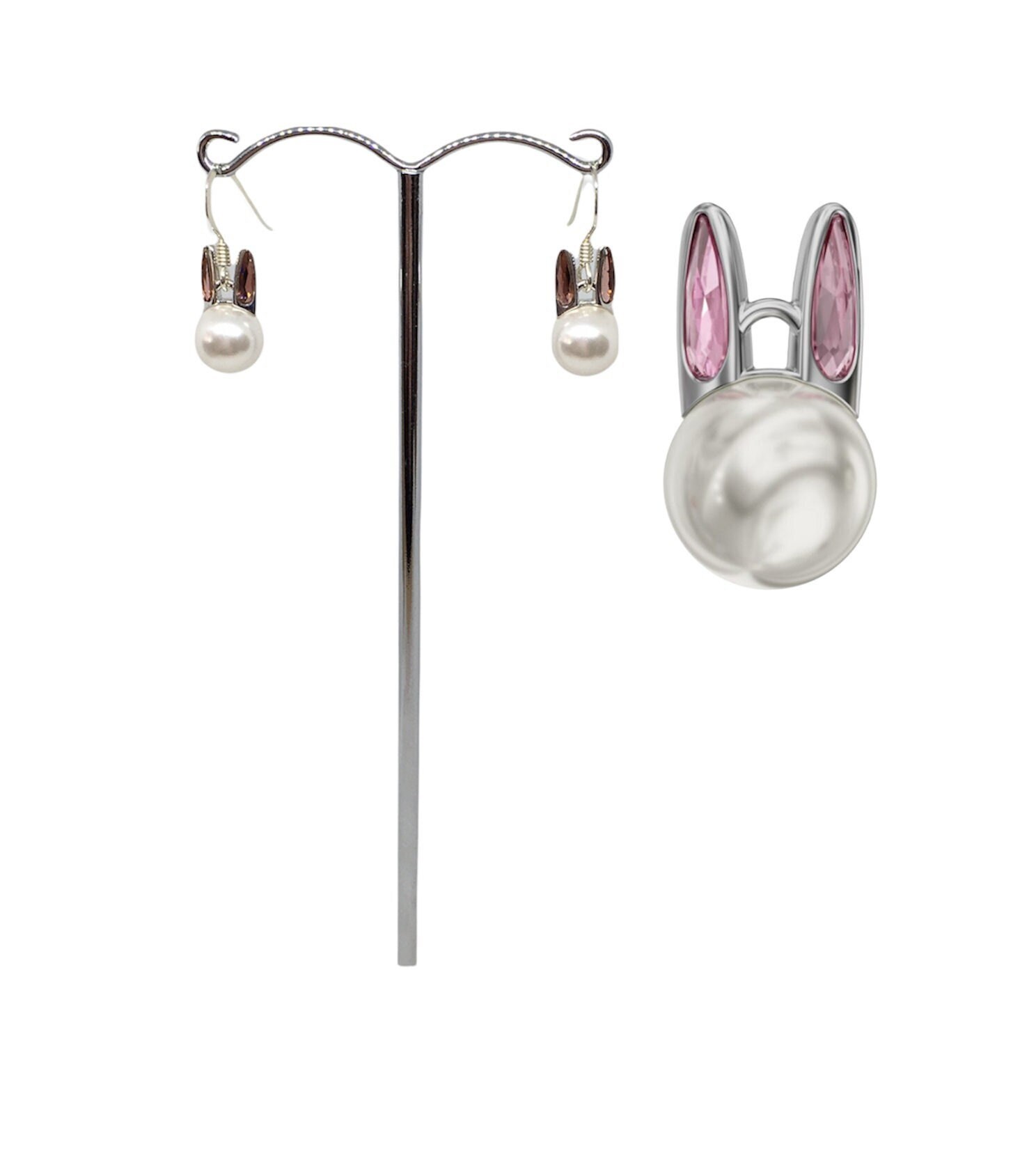 Swarovski hotsell bunny earrings