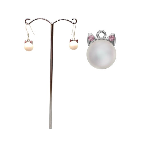Swarovski store cat earrings