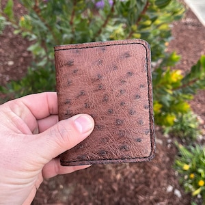 Full Quill Ostrich Wallets