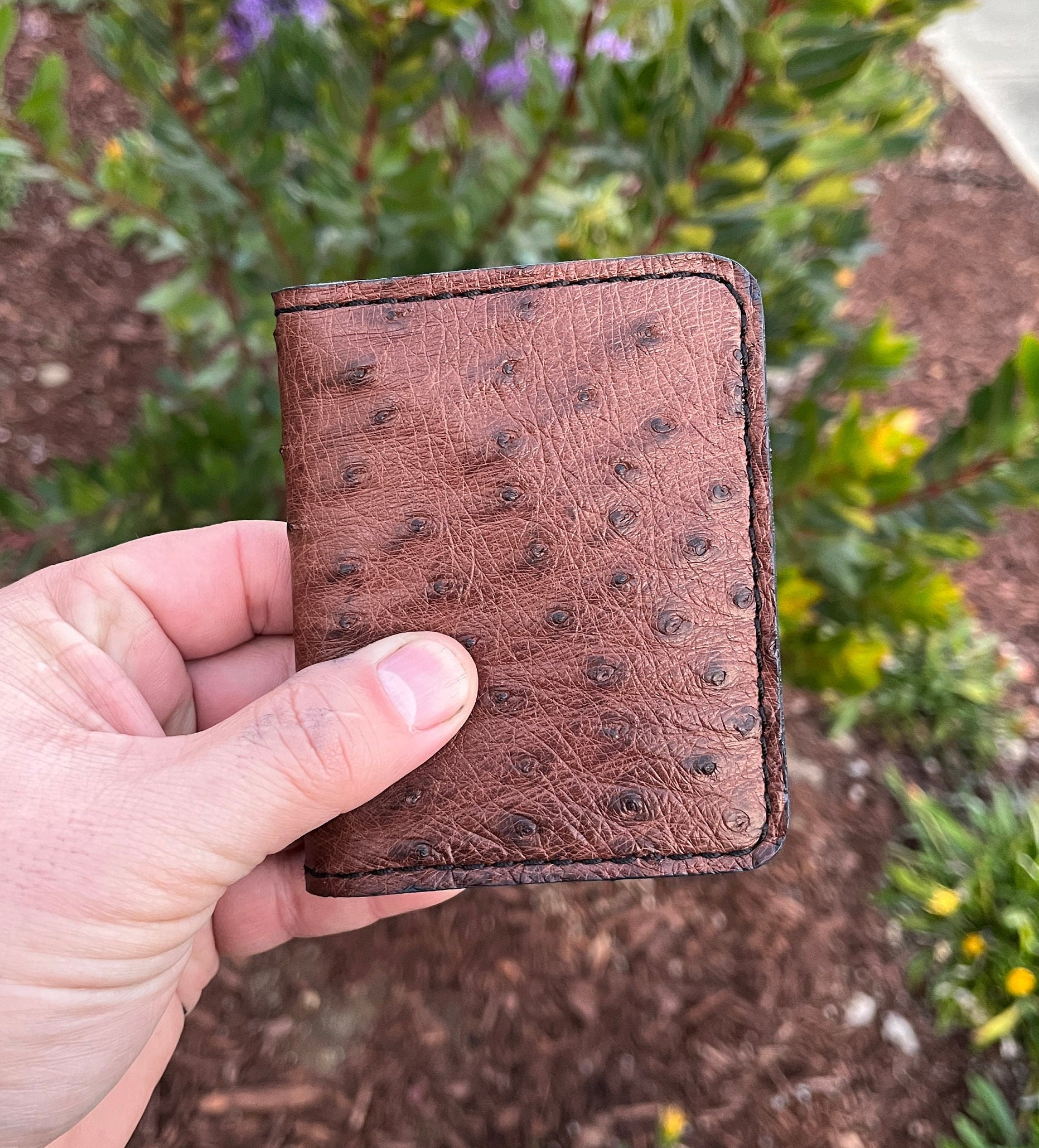hermes ostrich wallet
